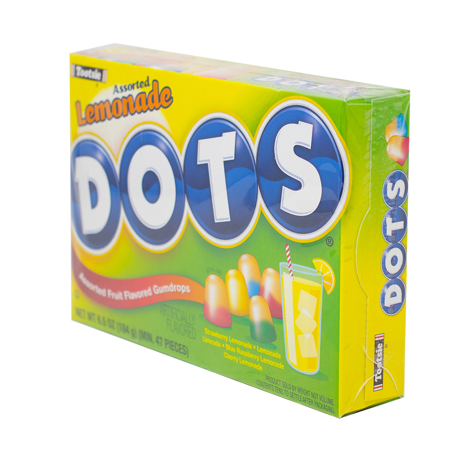 Dots Candy - Assorted Lemonade Theatre Pack - 6.5 oz - Gumdrops
