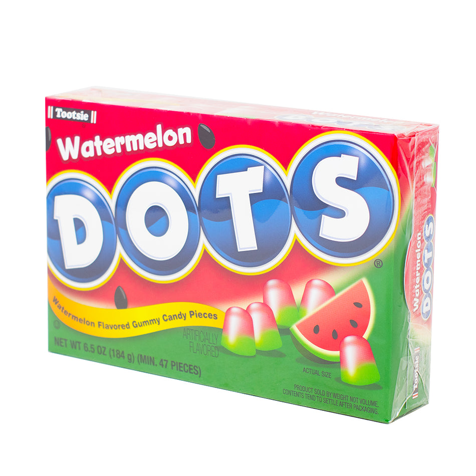 Dots Candy - Watermelon Theatre Pack - 6.5 oz - Gummy Candy