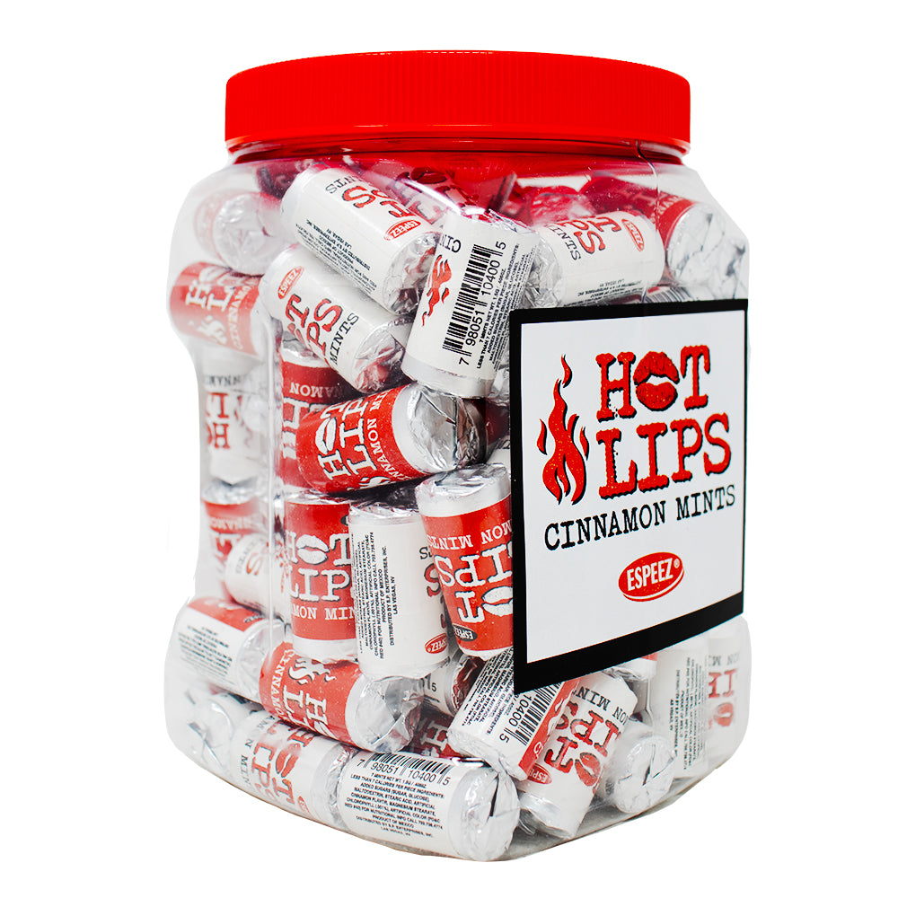 Cinnamon☆☆☆☆☆ Hot Lips Cinnamon Mints - 100ct | Candy Funhouse US