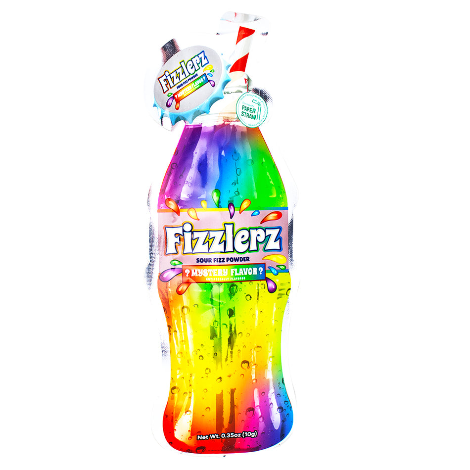 Fizzlers Sour Fizzy Powder Candy Mystery Flavour - 0.35oz