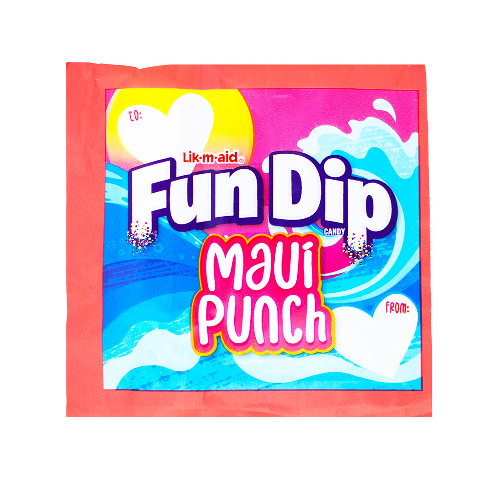 Fun Dip - Lik-m-aid - Maui Punch - Valentine's Day Candy