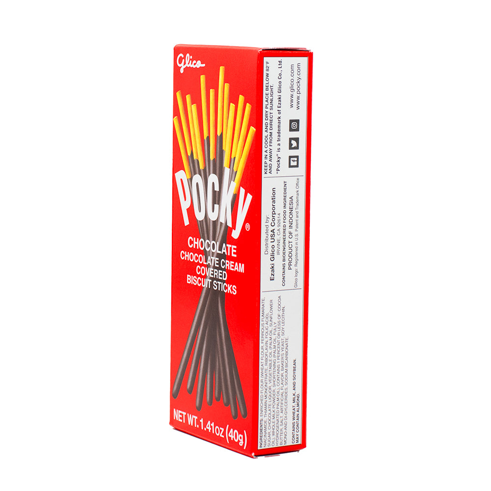 Pocky Chocolate Coated Biscuit Sticks - 1.41oz  Nutrition Facts Ingredients