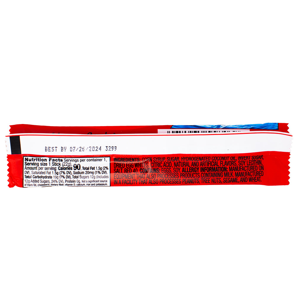 Hawaiian Punch Chew Bars Fruit Juicy Red - .8oz  Nutrition Facts Ingredients