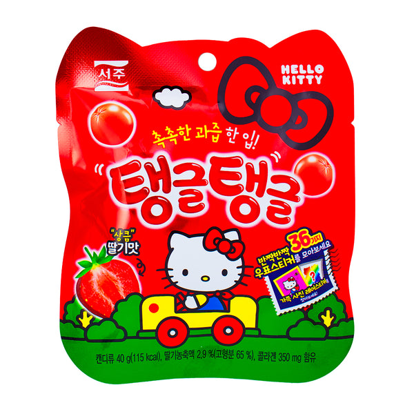 Hello Kitty Strawberry Jelly w Sticker (Korea) - 40g – Candy