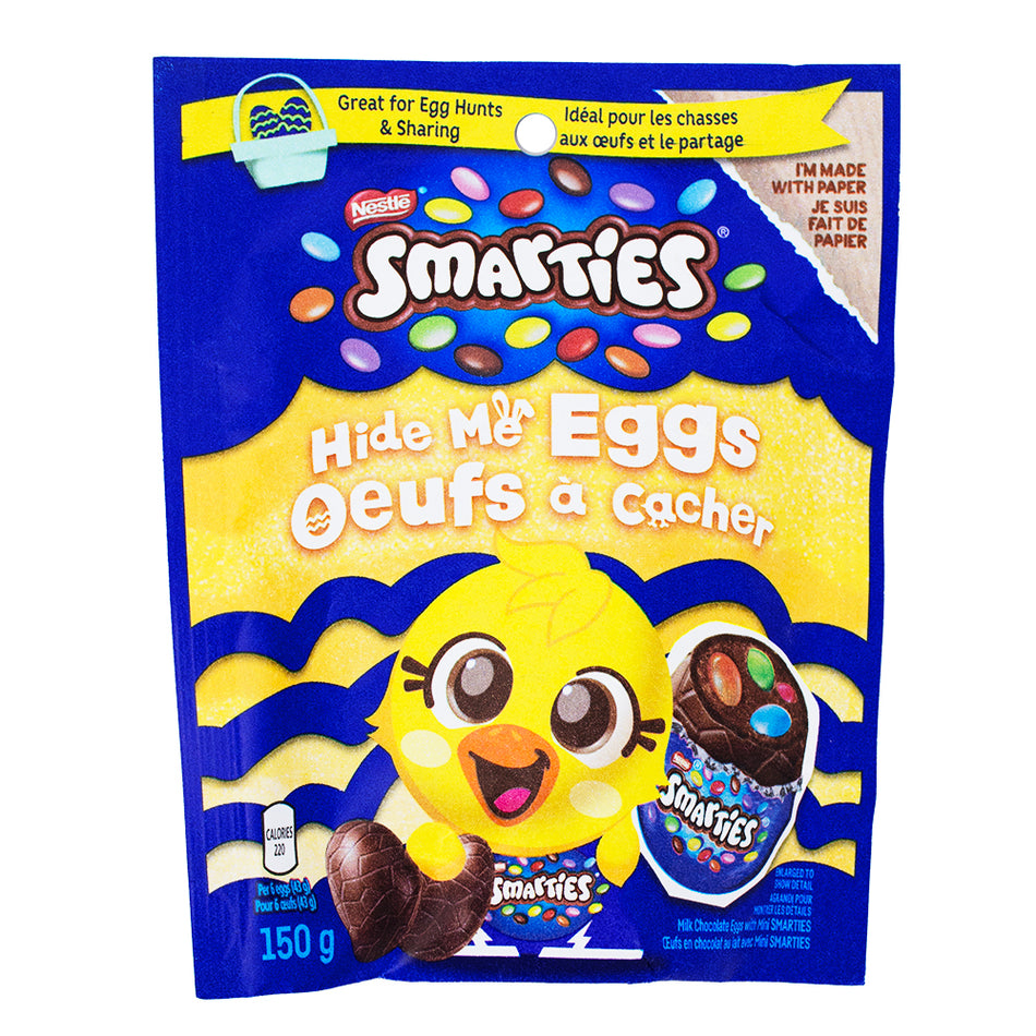 Nestle Smarties Hide Me Eggs - 150g - Chocolate eggs from Smarties Candy!