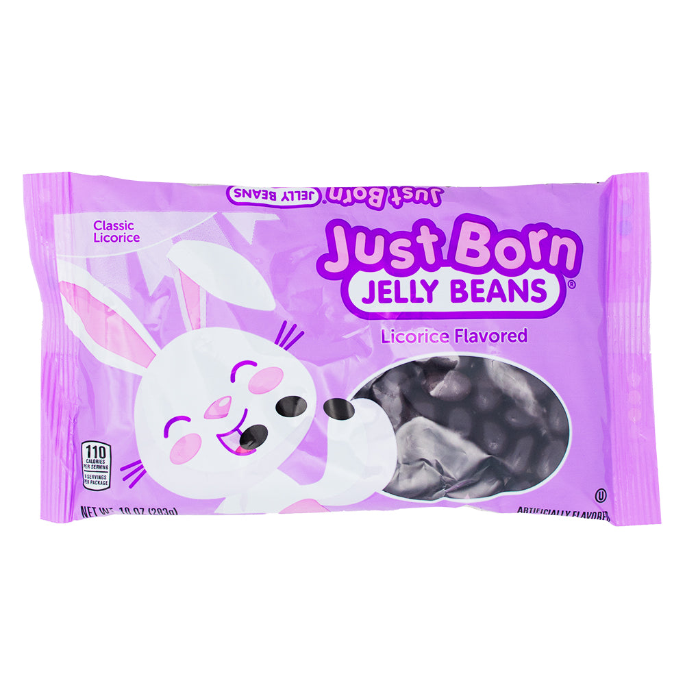 Just Born Licorice Flavored Jelly Beans - 10oz
