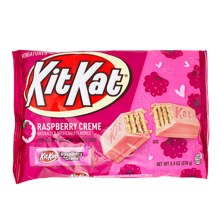 Valentine's Edition Kit Kat Raspberry and Cream Miniatures - 8.4oz