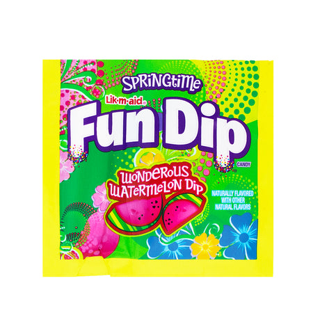 Springtime Fun Dip - Watermelon/Strawberry 16 Pouches - Fun Dip