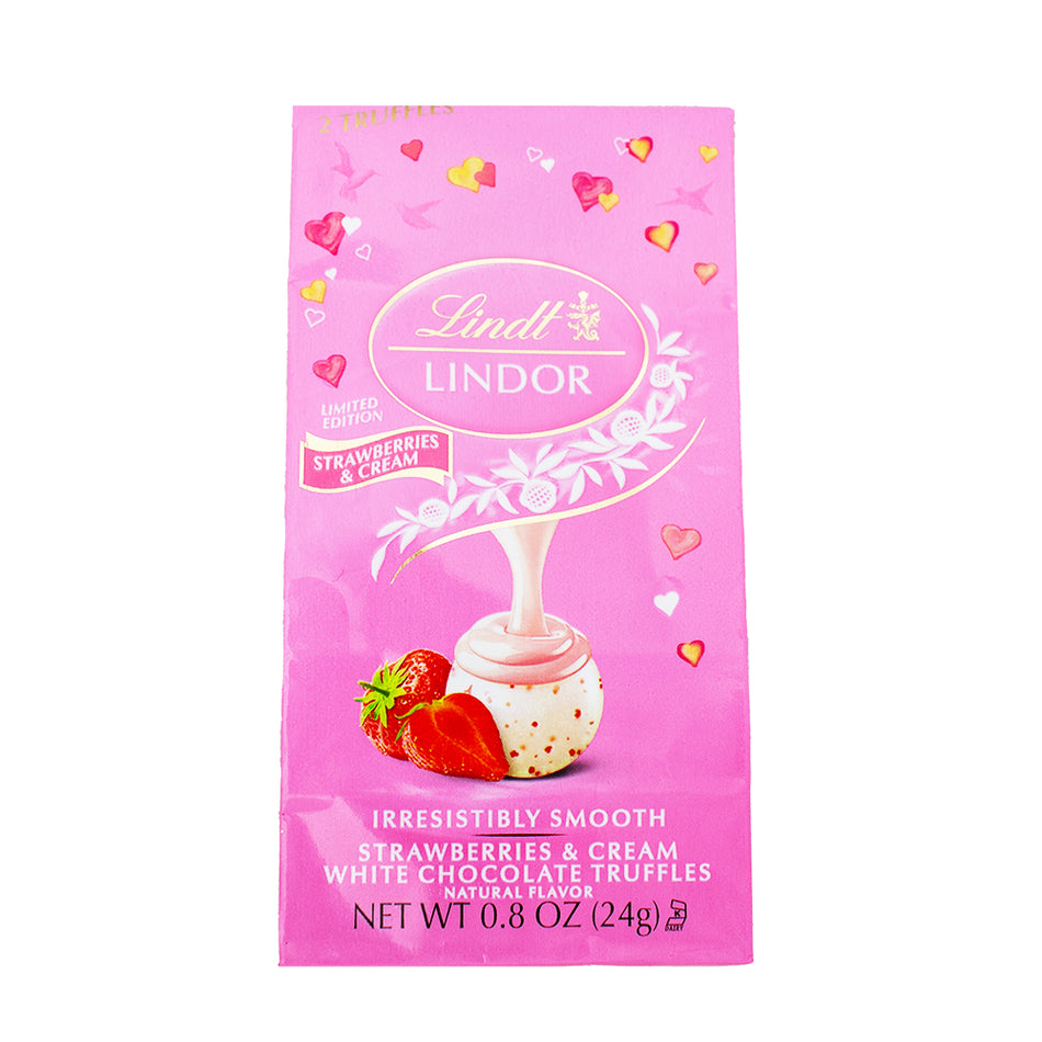 Lindor Valentine Strawberries and Cream Mini Bag - .8oz