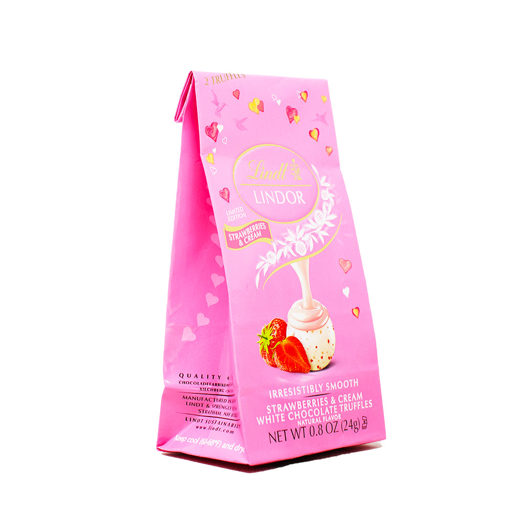 Lindor Valentine Strawberries and Cream Mini Bag - .8oz
