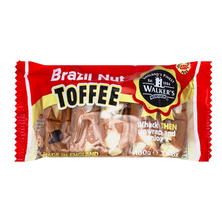 Walker's Brazil Nut Toffee Bars (UK) - 100g - British Candy