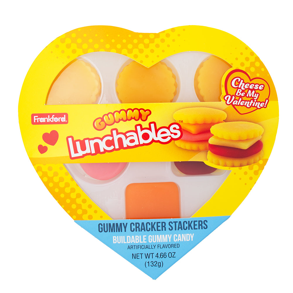 Kraft Lunchables Cracker Stackers Heart Gift Box - 4.66oz  - Gummy Candy