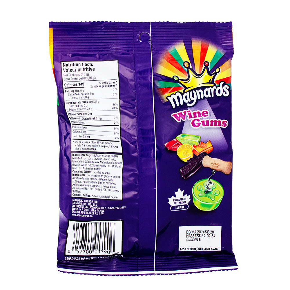 Maynards Wine Gums - 154g | Candy Funhouse – Candy Funhouse US