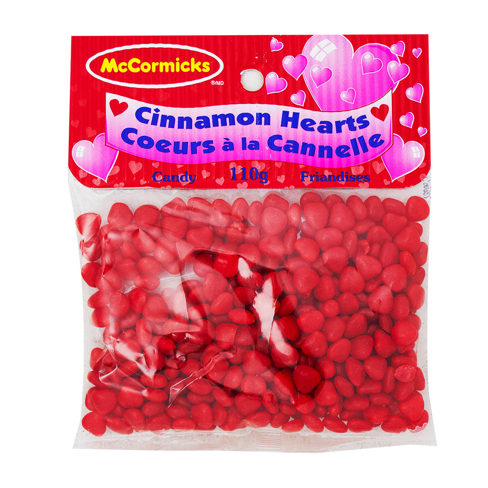 McCormick's Cinnamon Hearts - 110g - Valentines Candy