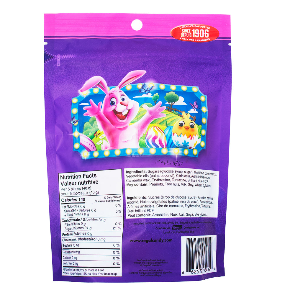 McCormicks Easter Jubes - 300g Nutrition Facts Ingredients