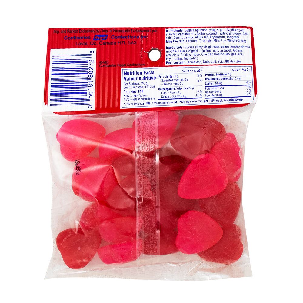 McCormick's Fruity Hearts - 175g Nutrition Facts Ingredients - Valentine's Day Candy