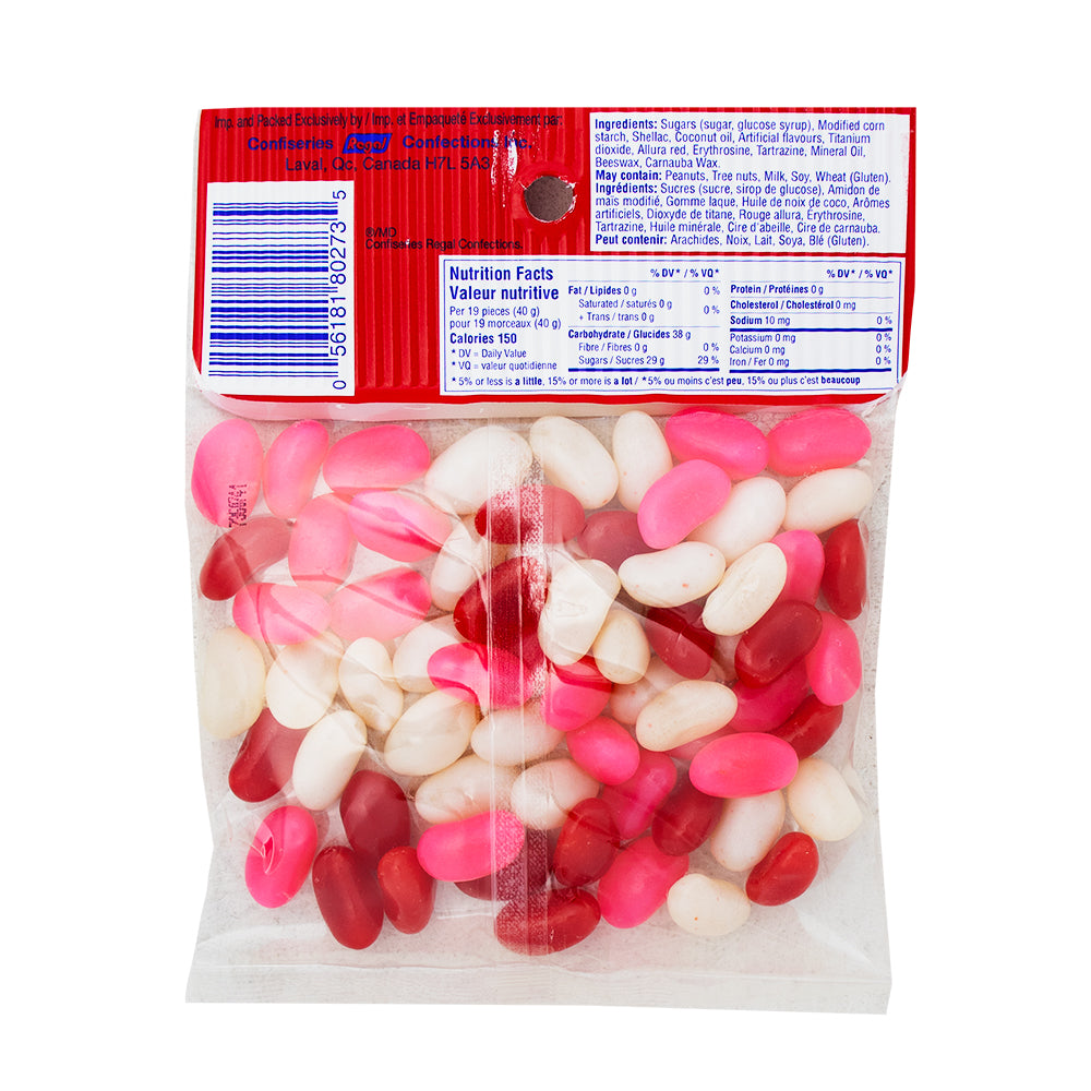 McCormick's Valentine Jelly Beans - 125g Nutrition Facts Ingredients-Jelly Beans-Valentine’s Day candy-Pink Candy