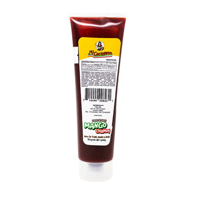 Mi Costenita Sweet & Spicy Mango Chamoy Sauce - 12oz Nutrition Facts Ingredients - Chamoy Sauce