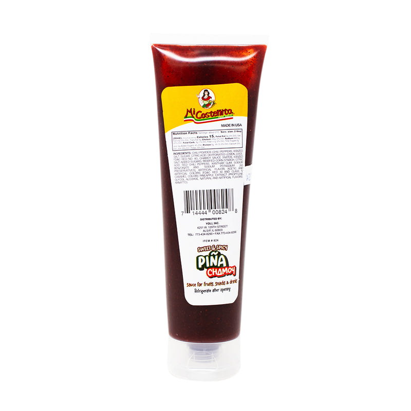 Mi Costenita Sweet & Spicy Pineapple Chamoy Sauce - 12oz Nutrition Facts Ingredients