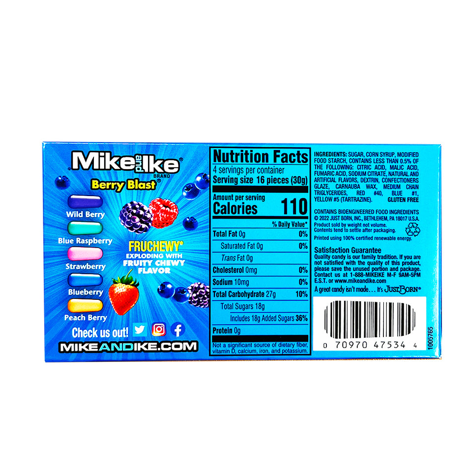 Mike and Ike Berry Blast Theatre Pack - 4.25oz