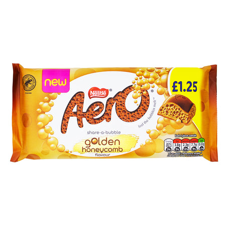 Aero Honeycomb (UK) - 90g-British chocolate-aero bars