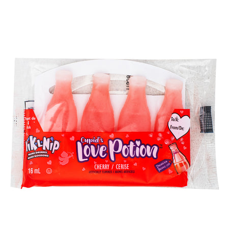 Nik-L-Nip Cupid's Love Potion 4 Pack - 16mL-Valentine’s Day Candy-Valentine's candy