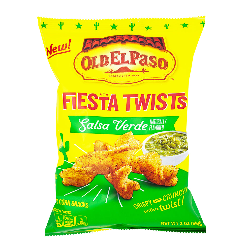 Old El Paso Fiesta Twists Salsa Verde Candy Funhouse Candy Funhouse Us 3784