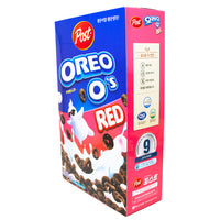 Oreo O's Red Chocolate Strawberry Cereal (Korea) - 500g - Oreo Cereal