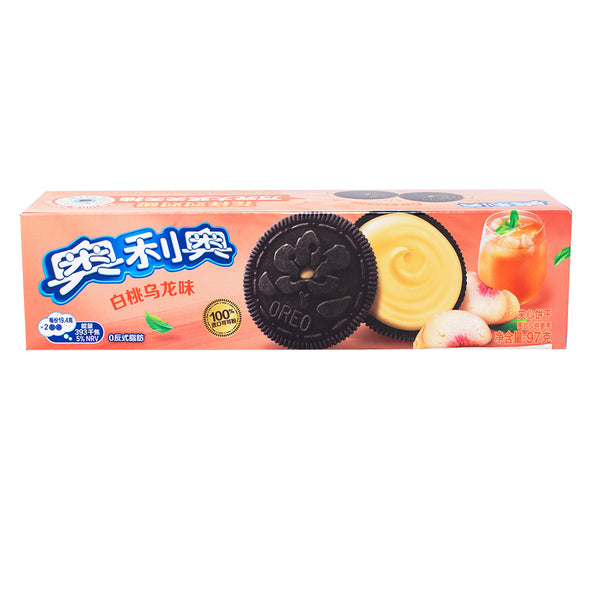 Oreo White Peach Oolong Cookies (China) - 97g | Candy Funhouse