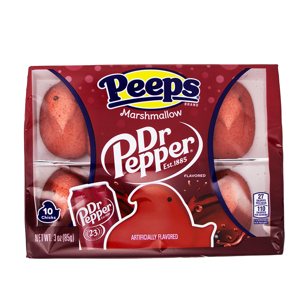 Peeps Marshmallow Chicks Dr Pepper 10ct - 3oz