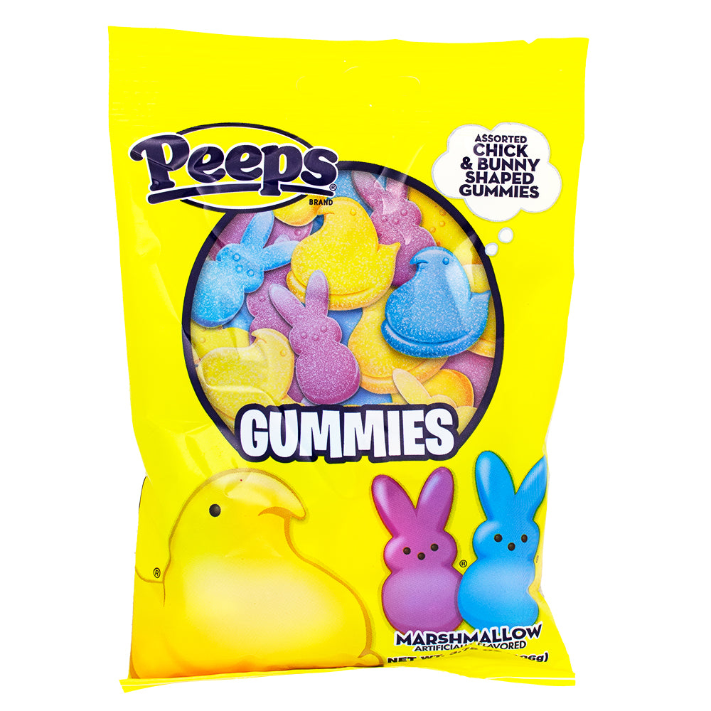 Peeps Gummies - 3.75oz - Assorted Chick and Bunny shaped gummy candy!