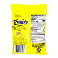Peeps Gummies - 3.75oz Nutrition Facts Ingredients - Assorted Chick and Bunny shaped gummy candy!