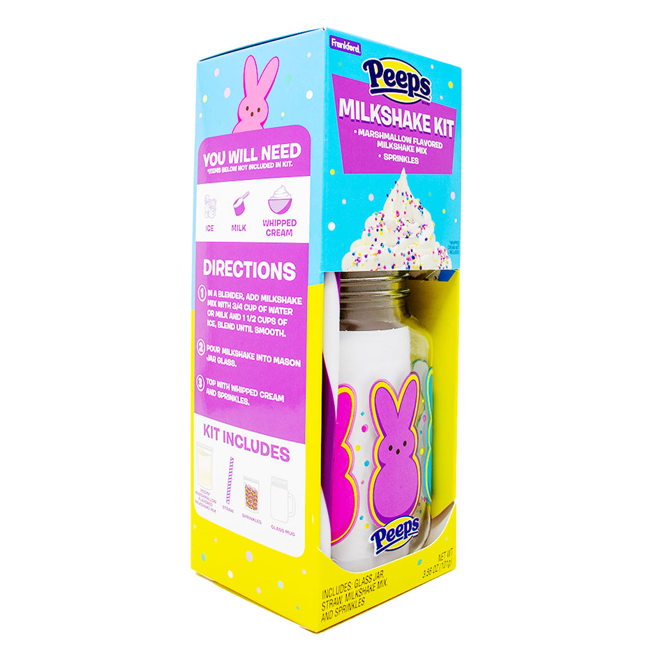 Peeps Easter Milkshake In A Jar Gift Set - 3.56oz