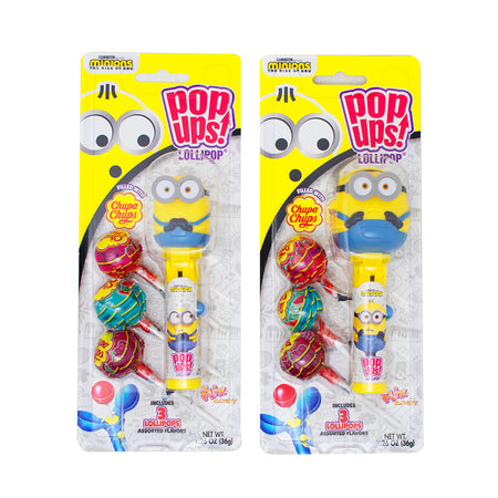 Minions Pop-Ups Lollipop Set - 36g - Chupa Chups - Lollipops