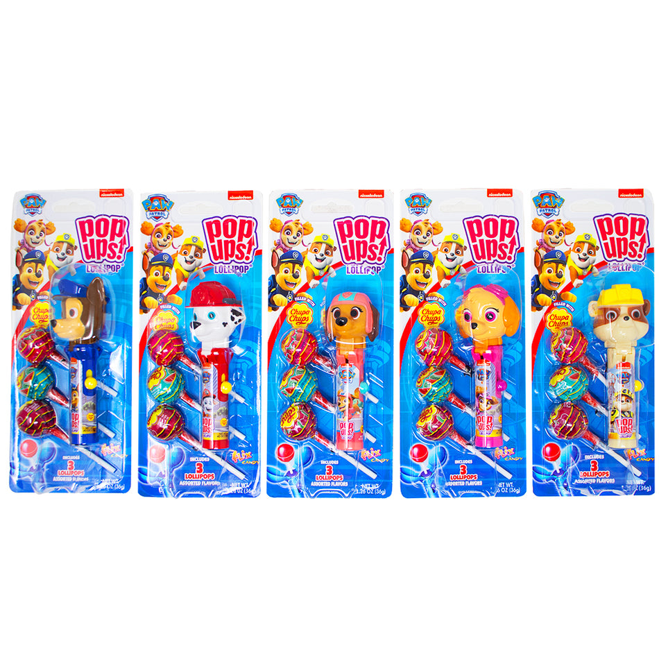 Paw Patrol Pop-Ups Lollipop Set - 36g - Chupa Chups - Lollipops