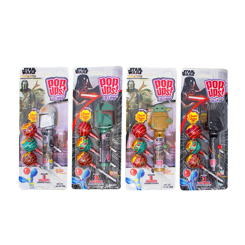 Star Wars Mandalorian Pop-Ups Lollipop Set - 36g