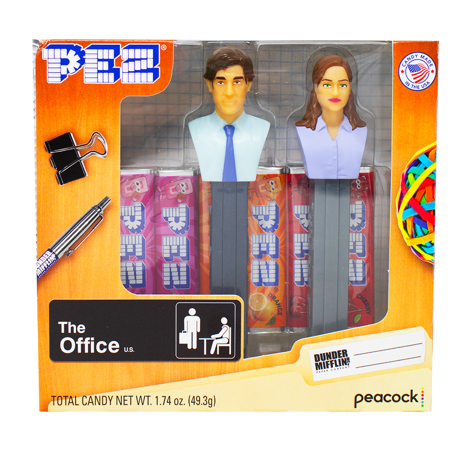 Pez The Office Gift Set Jim/Pam