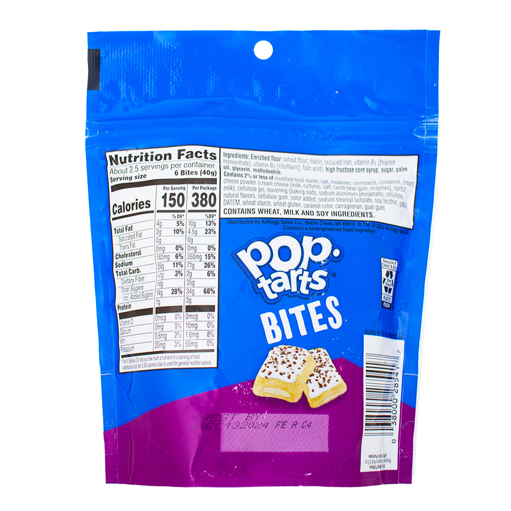 Pop-Tarts Bites Frosted Cinnamon Roll - 3.5ozPop-Tarts Bites Frosted Cinnamon Roll - 3.5oz  Nutrition Facts Ingredients