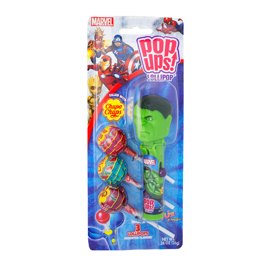 Marvel Pop-Ups Lollipop Set - 36g - Chupa Chups - Lollipops