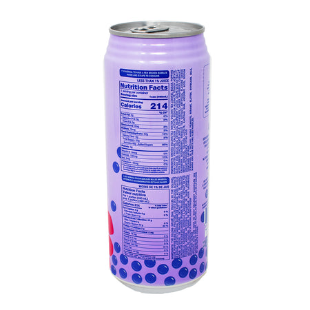 Popping Boba Mixed berry Hibiscus Tea Drink - 16.5oz  Nutrition Facts Ingredients