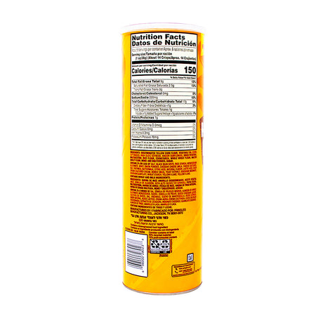 Pringles Harvest Blends Farmhouse Cheddar Chips - 5.5oz   Nutrition Facts Ingredients