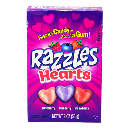 Razzles Hearts - 2oz-Valentine’s day candy-Heart candy
