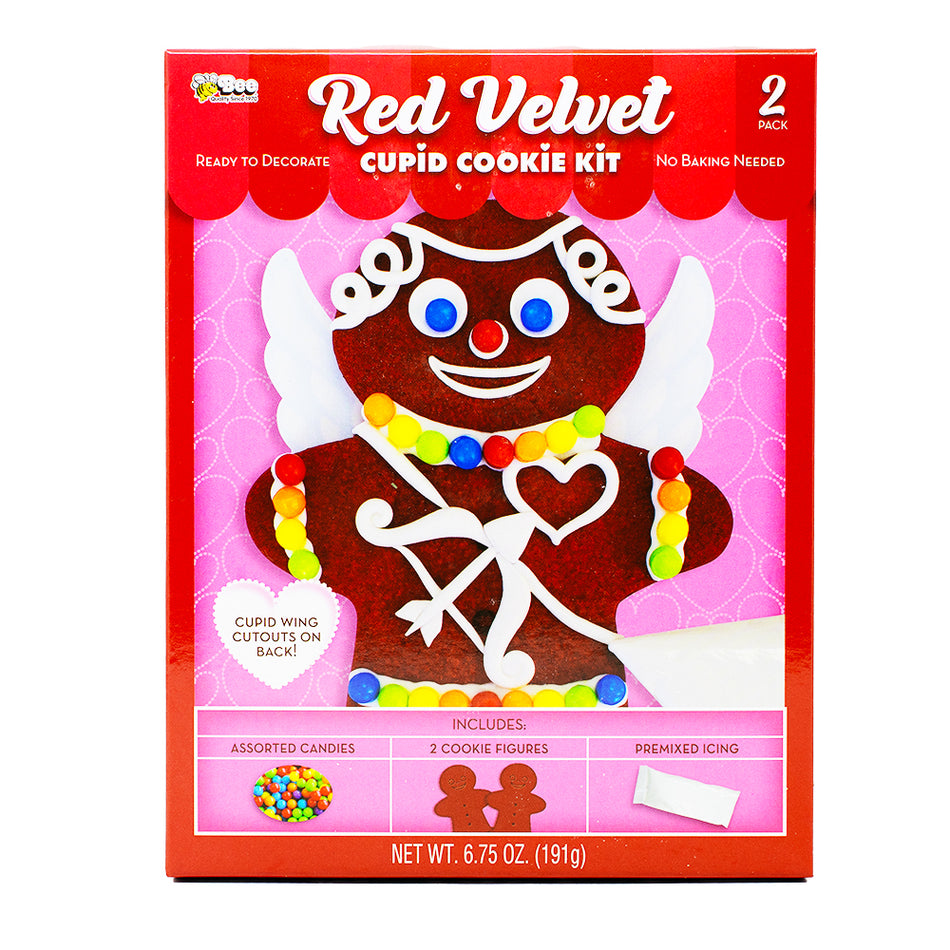 Red Velvet Cupid Cookie Kit - 6.75oz-Red velvet cookie-Valentine’s Day ideas