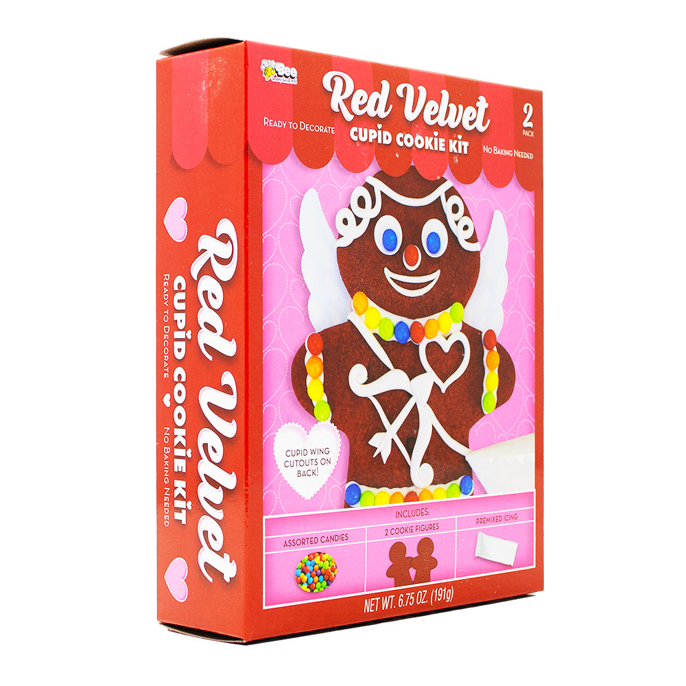 Red Velvet Cupid Cookie Kit - 6.75oz-Red velvet cookie-Valentine’s Day ideas