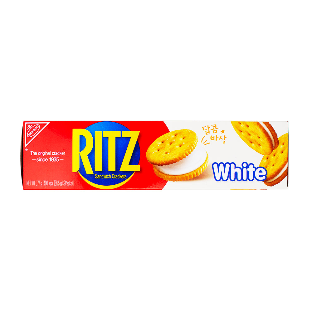 Ritz Sandwich Crackers with White Chocolate (Korea) - 77g - Ritz Crackers