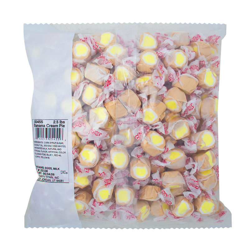 Salt Water Taffy Banana Cream Pie 2.5lb - 1 bag