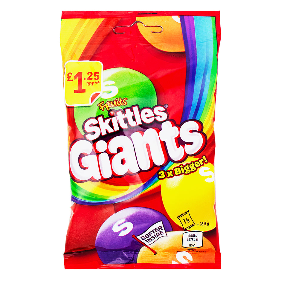 Skittles Fruit Giants (UK) - 116g