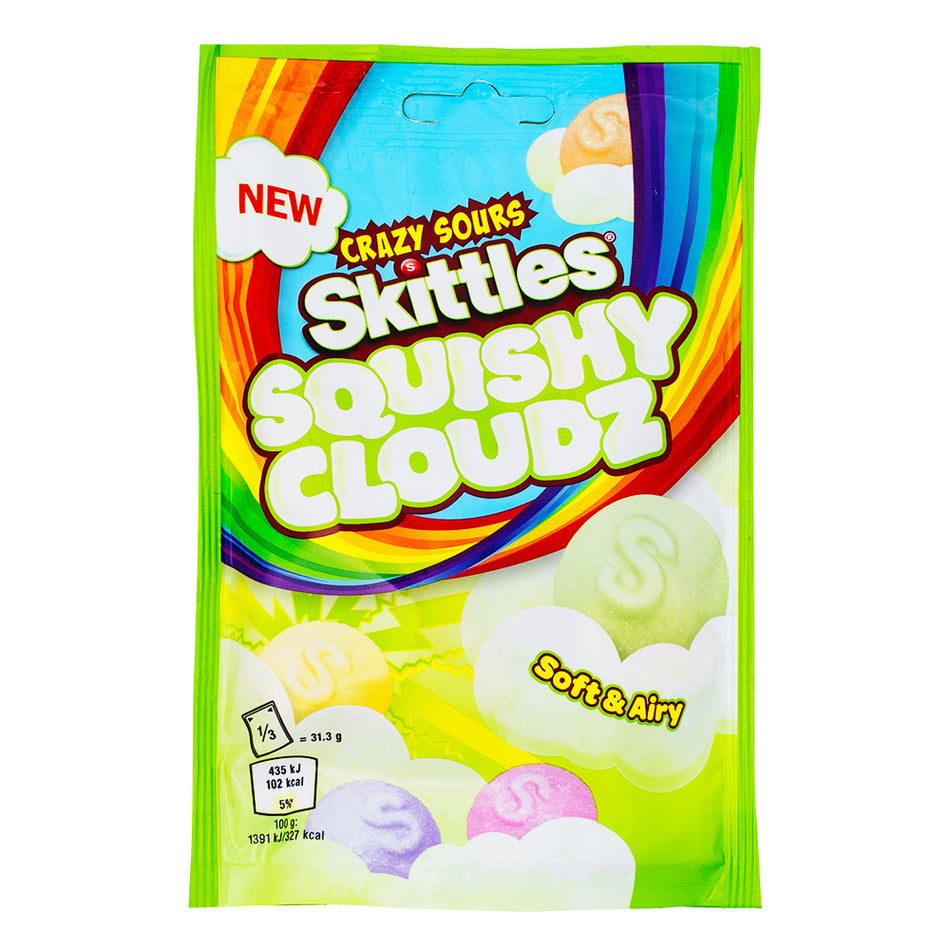 Skittles Fruit Squishy Cloudz Sours (UK) - 94g