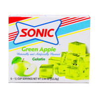 Sonic Gelatin Green Apple - 3.94oz