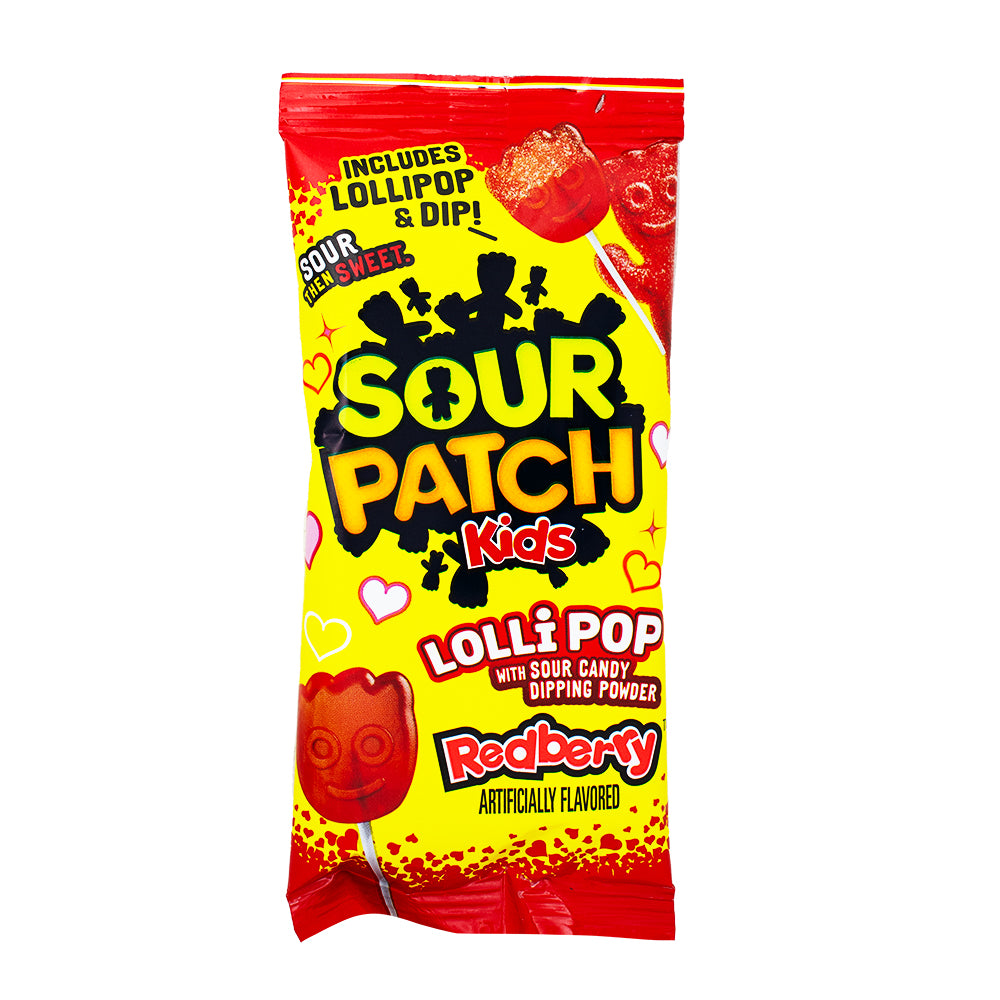 Sour Patch Kids Lollipop with Sour Dipping Powder 20ct - 10.58oz